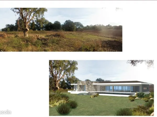 Terrain 2200 M2 avec permis Villa