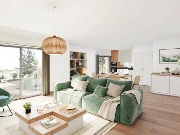 Appartement 3 pièces 63 m²