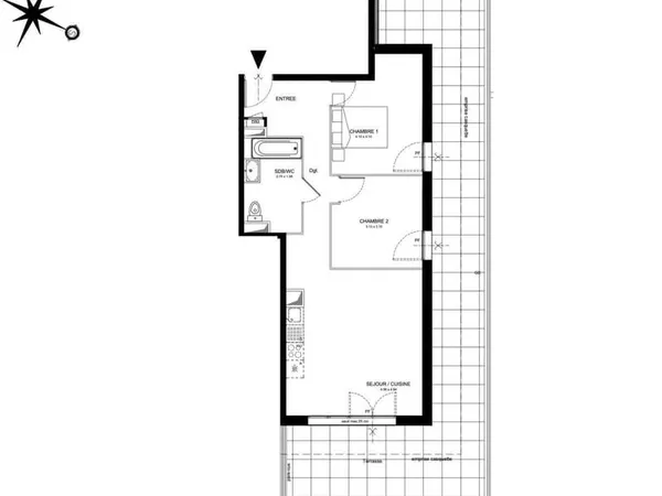 Vente Appartement 3 pièces