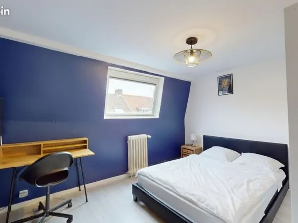 Colocation 100% féminine - Maison meublée 5 chambres à Roubaix proche EDHEC