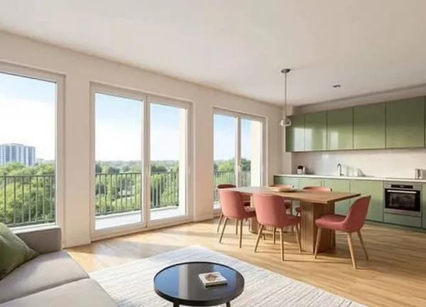 Opportunité à Massy Grand T2 neuf de 50 m² avec balcon de 12 m² au 6e étage
