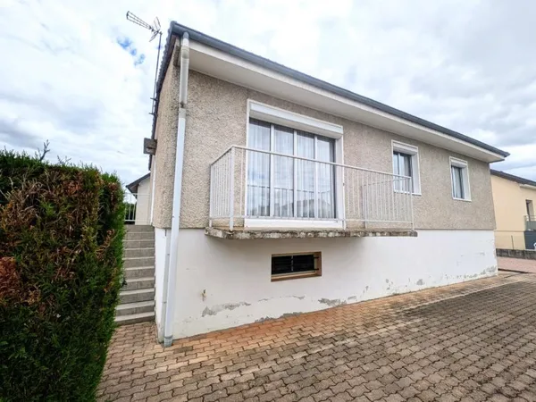 Maison sur sous-sol, au calme