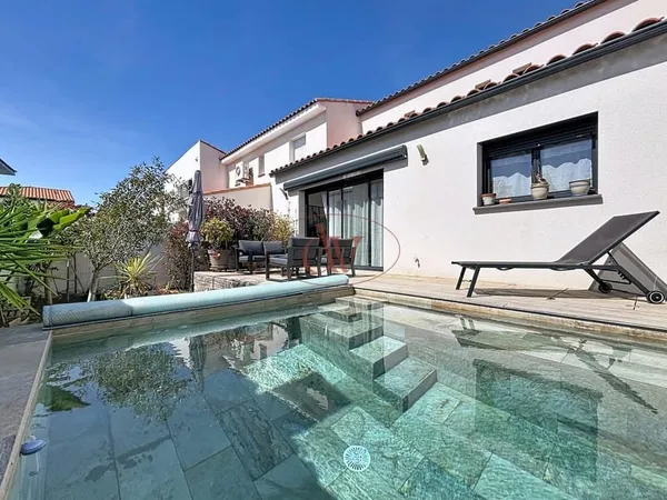 CABESTANY - Ravissante villa F4 contemporaine avec petite pi
