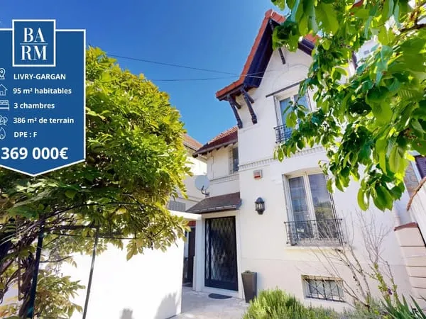 Maison Vente Livry-Gargan 4p 95m² 369000€