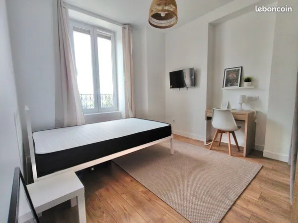 Chambre colocation premium