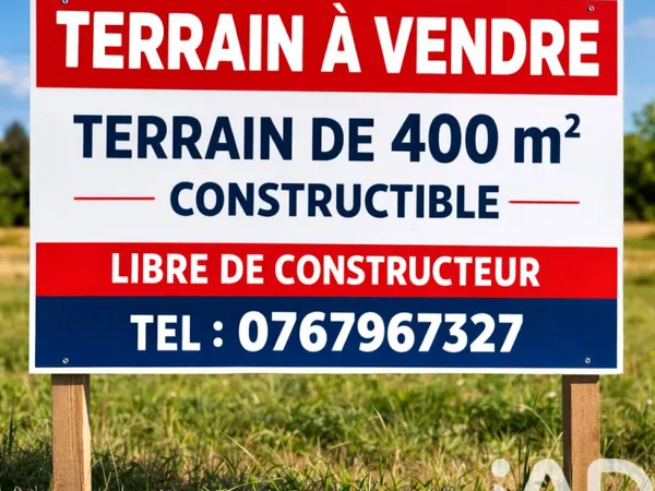 Terrain 401 m²