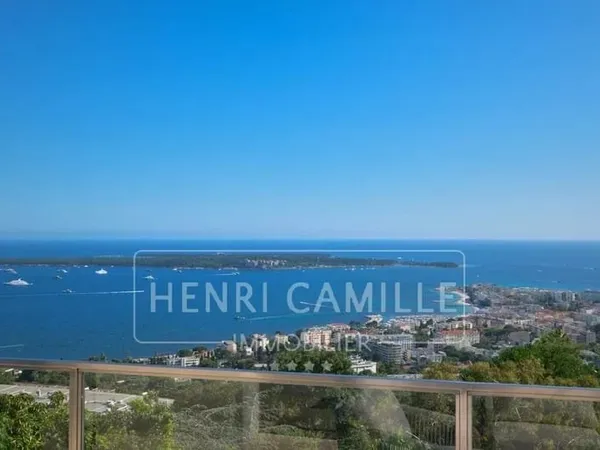 CANNES VUE panoramique Mer et Iles
