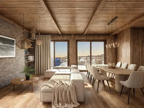 Peisey-Vallandry - Duplex T5 - vue valleé/Mont Blanc avec terrasses - skis aux pieds - 12 couchages