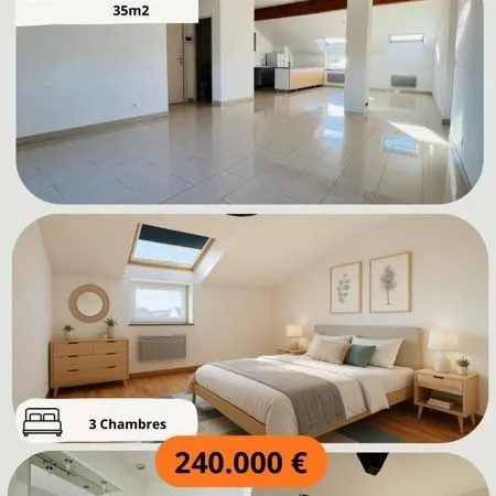 Appartement F4 - Garage/Parking + Jardin