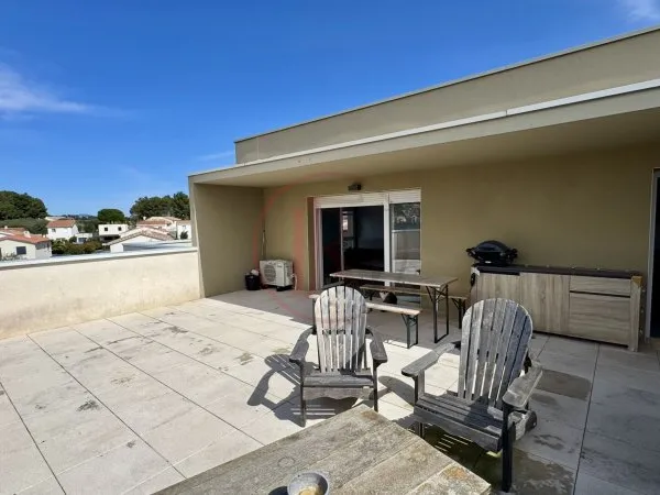 T3 Dernier étage Terrasse spectaculaire de 45 m2