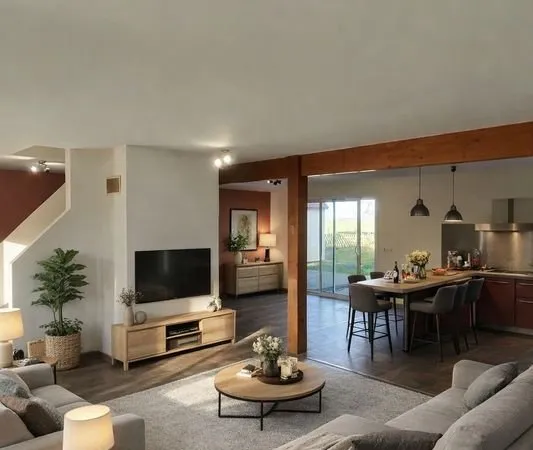 Maison 5 chambres - 140 m2 - Terrain 1200 m2