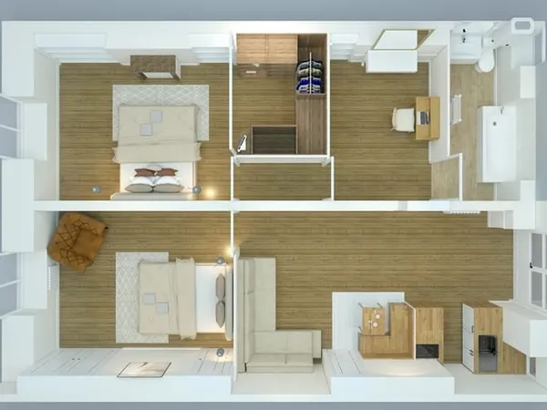 Appartement 4 pièces 70 m²