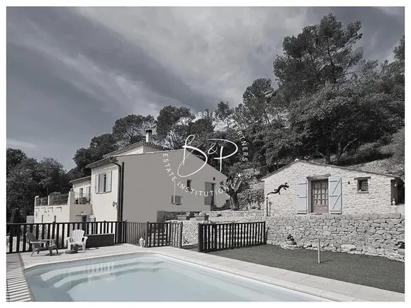 A Vendre Entrecasteaux Maison de charme avec vue époustouflante, jardin paysagé et dépendances