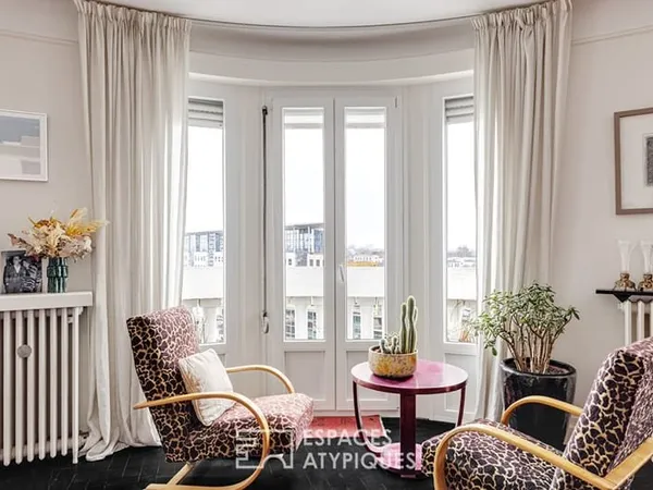 Appartement dernier étage avec vue sur Roubaix