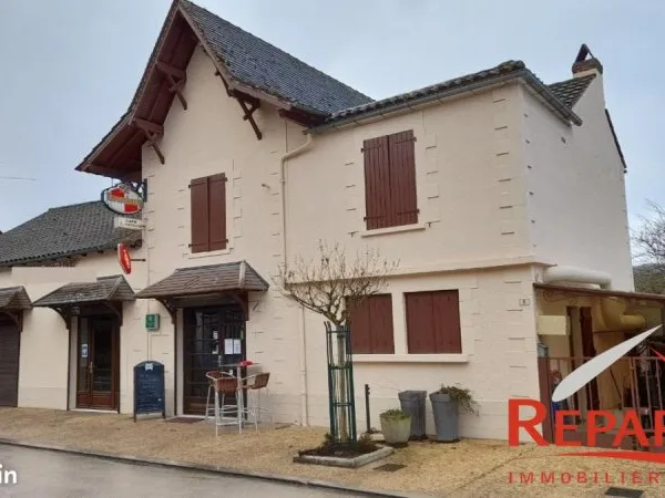 Bar, tabac 180 m² Plazac