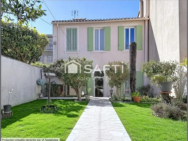 Maison T4 avec jardin paysagé Marseille 4eme