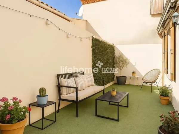 FRONTIGNAN T2 BIS AVEC TERRASSE+ GARAGE