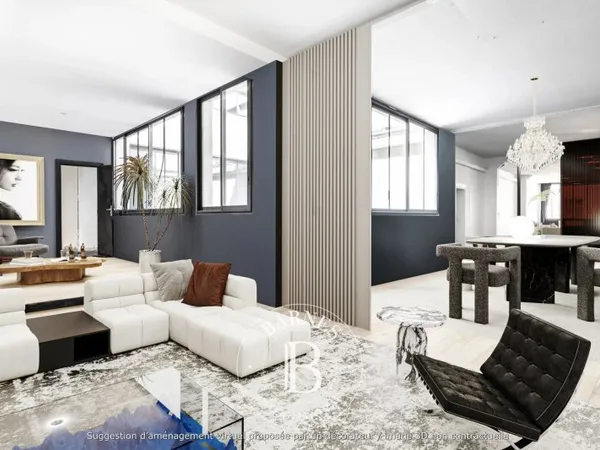 Vente appartement - Paris 1 - Louvre / Rivoli - loft - 3 chambres - à rénover - ascenseur