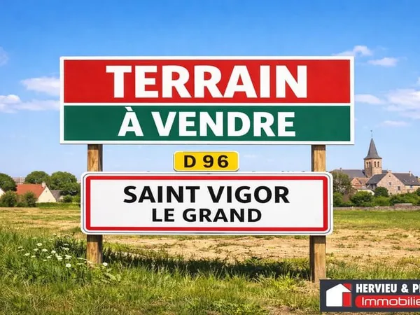 Terrain de 723 M2 A SAINT VIGOR-LE-GRAND