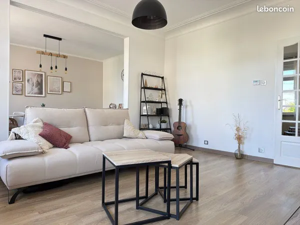 Appartement 4 pièces 86m2 avec balcons, jardin et terrasse