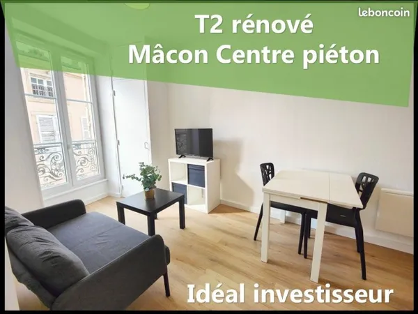 T2 rénové - Mâcon centre piéton - Idéal investisseur