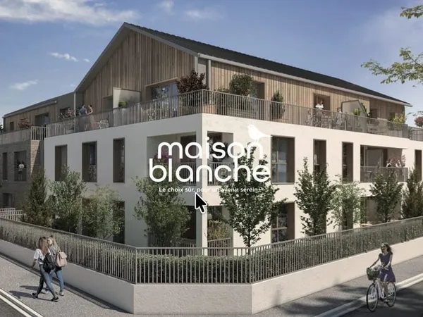 Appartement T3 neuf À Angers - 62,41 m² - Résidence Roman