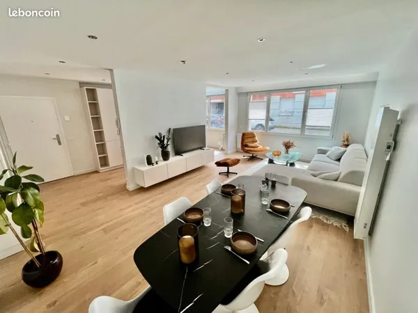 Appartement T4 meublé rénové + parking
