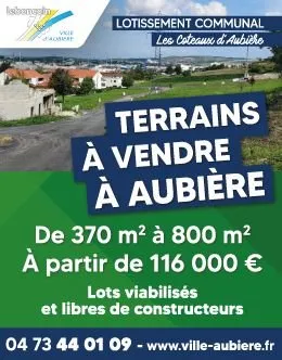 Lotissement communal "Les coteaux d'Aubière"