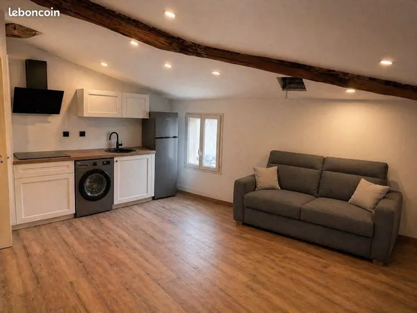 Grand loft entièrement rénové - 40 m² - Meublé neuf - Disponible rapidement