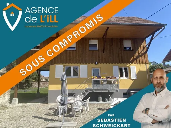Maison récente 3 chambres dans grange rénovée Bootzheim