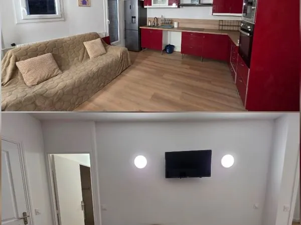 Chambre meublée en colocation- Appartement meublé avec jardin
