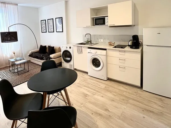 Grand T2 meublé 54 m² rénové - lumineux + balnéo - 695 CC
