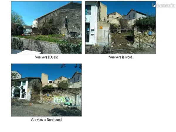 Terrain cournon 212 m² constructible immeuble 5 etages ou villa