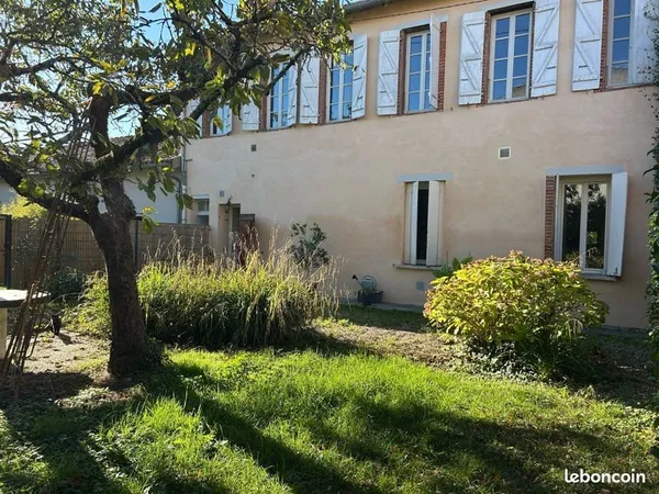 Maison-appartement rez de jardin