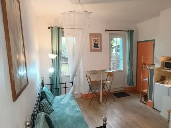 Studio meublé centre Toulouse avec jardin privatif
