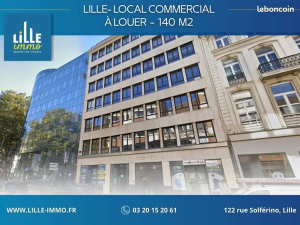 Local 140 m² LILLE