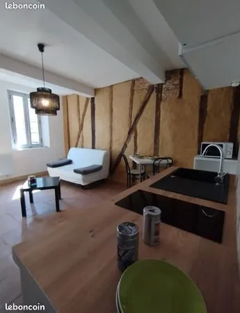Studio, isolé, meublé, renové