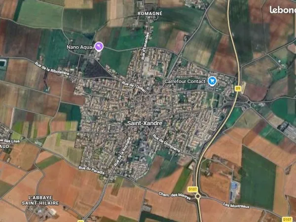 Terrain 587 m² Saint Xandre
