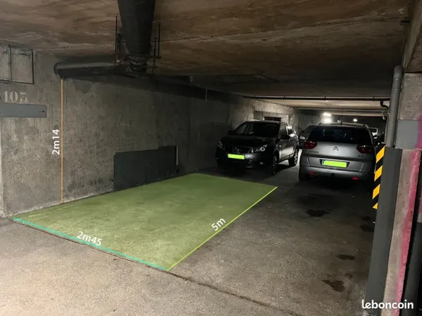 Place de parking souterrain île de Nantes