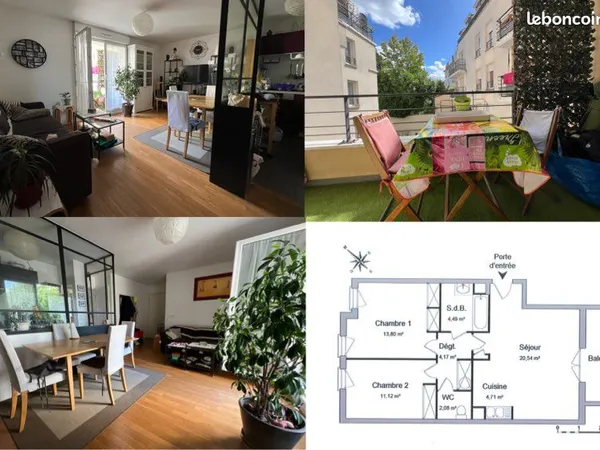 Appartement 3 pièces - 61m2
