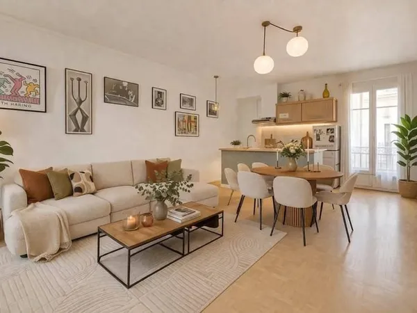 Appartement 2 pièces 58 m²
