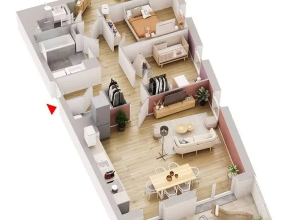 Vente Appartement 3 pièces