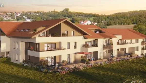 Appartement T4 au calme proche frontière Genevoise