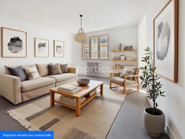Rodez Agréable appartement T3 avec balcon filant, cave et grand garage
