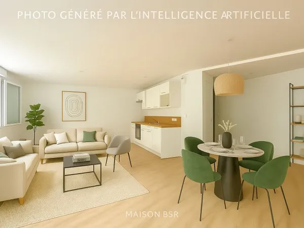 Appartement Nantes 3 pièces 81 m2 Quartier Mellinet
