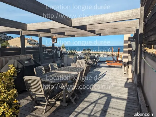 A louer 90m2, port de la Madrague Montredon