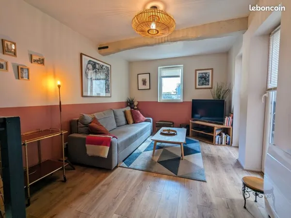 Appart T2 meublé 40m2 terrasse privé