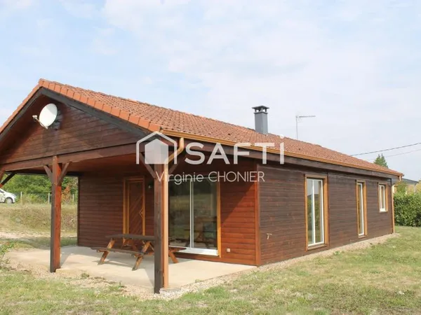 Charmante maison ossature bois de 88m2 - Terrain de 1493m2