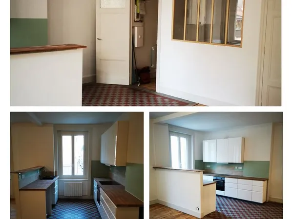 Location appartement T2/T3 rénové - 63 m² - Saint-Étienne Centre