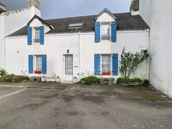 Maison de village à Kermorvan, côté baie